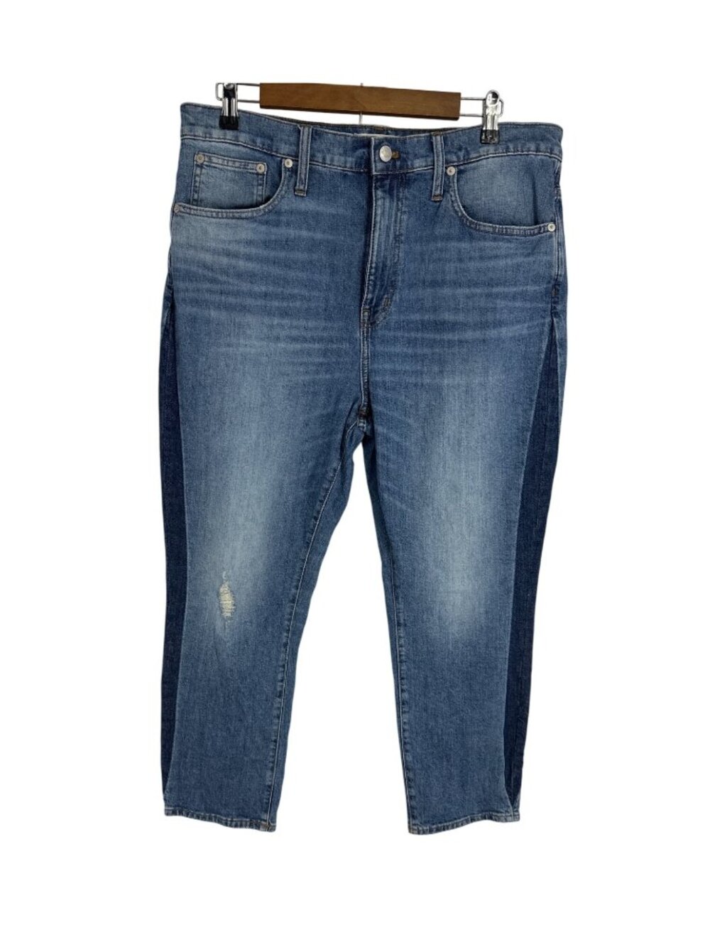 Madewell High Rise Slim Boyjean In Raebrook Wash Eco Edition Women's Size 31
